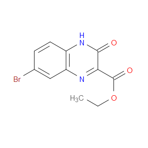 ETHYL 7-BROMO-3-OXO-3,4-DIHYDROQUINOXALINE-2-CARBOXYLATE