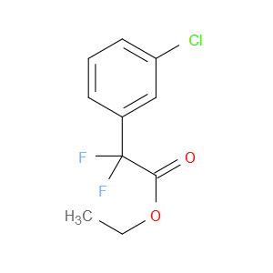 ETHYL 2-(3-CHLOROPHENYL)-2,2-DIFLUOROACETATE - Click Image to Close