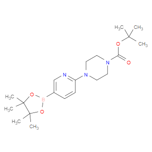 TERT-BUTYL 4-(5-(4,4,5,5-TETRAMETHYL-1,3,2-DIOXABOROLAN-2-YL)PYRIDIN-2-YL)PIPERAZINE-1-CARBOXYLATE