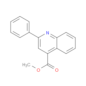 METHYL 2-PHENYLQUINOLINE-4-CARBOXYLATE