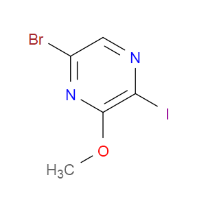 5-BROMO-2-IODO-3-METHOXYPYRAZINE