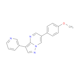 6-(4-METHOXYPHENYL)-3-(PYRIDIN-3-YL)PYRAZOLO[1,5-A]PYRIMIDINE
