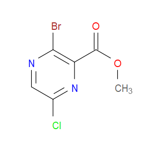 METHYL 3-BROMO-6-CHLOROPYRAZINE-2-CARBOXYLATE