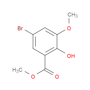 METHYL 5-BROMO-2-HYDROXY-3-METHOXYBENZOATE