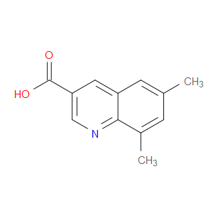 6,8-DIMETHYLQUINOLINE-3-CARBOXYLIC ACID