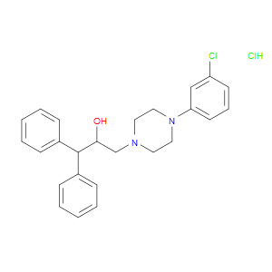3-(4-(3-CHLOROPHENYL)PIPERAZIN-1-YL)-1,1-DIPHENYLPROPAN-2-OL DIHYDROCHLORIDE - Click Image to Close