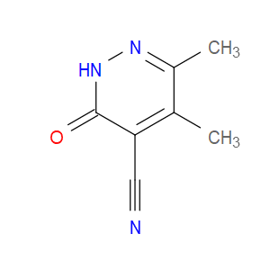 5,6-DIMETHYL-3-OXO-2,3-DIHYDROPYRIDAZINE-4-CARBONITRILE
