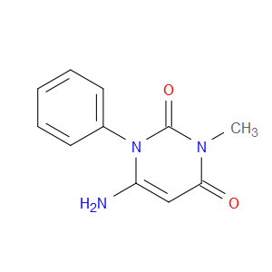 6-AMINO-3-METHYL-1-PHENYLPYRIMIDINE-2,4(1H,3H)-DIONE