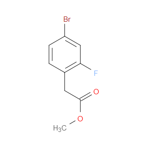 METHYL 2-(4-BROMO-2-FLUOROPHENYL)ACETATE