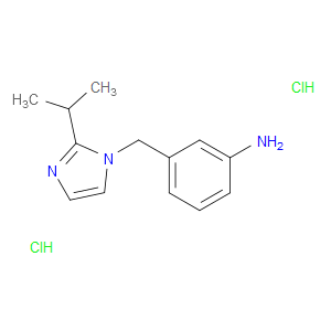 (3-((2-ISOPROPYL-1H-IMIDAZOL-1-YL)METHYL)PHENYL)AMINE DIHYDROCHLORIDE