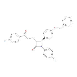 (3R,4S)-4-(4-(BENZYLOXY)PHENYL)-1-(4-FLUOROPHENYL)-3-(3-(4-FLUOROPHENYL)-3-OXOPROPYL)AZETIDIN-2-ONE