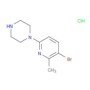 1-(5-BROMO-6-METHYLPYRIDIN-2-YL)PIPERAZINE HYDROCHLORIDE - Click Image to Close