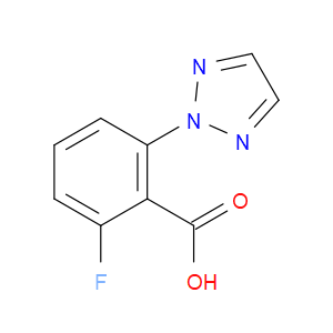 2-FLUORO-6-(2H-1,2,3-TRIAZOL-2-YL)BENZOIC ACID