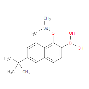 6-T-BUTYLDIMETHYLSILYLOXY-2-NAPHTHALENEBORONIC ACID - Click Image to Close