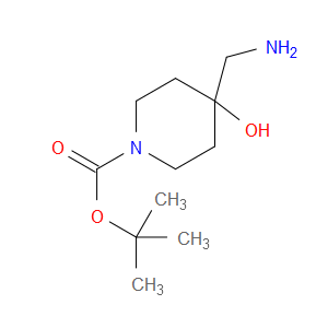 TERT-BUTYL 4-(AMINOMETHYL)-4-HYDROXYPIPERIDINE-1-CARBOXYLATE - Click Image to Close