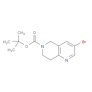 TERT-BUTYL 3-BROMO-7,8-DIHYDRO-1,6-NAPHTHYRIDINE-6(5H)-CARBOXYLATE - Click Image to Close