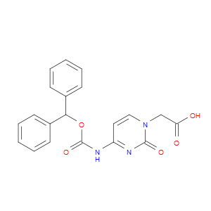 (4-N-(BENZHYDRYLOXYCARBONYL)CYTOSINE)-1-ACETIC ACID - Click Image to Close