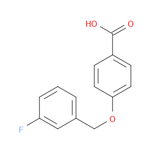 4-[(3-FLUOROBENZYL)OXY]BENZENECARBOXYLIC ACID
