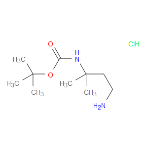 TERT-BUTYL (4-AMINO-2-METHYLBUTAN-2-YL)CARBAMATE HYDROCHLORIDE - Click Image to Close