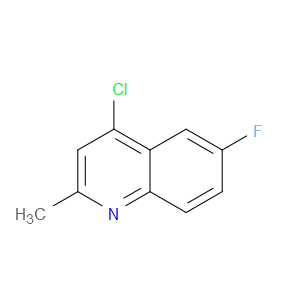 4-CHLORO-6-FLUORO-2-METHYLQUINOLINE - Click Image to Close