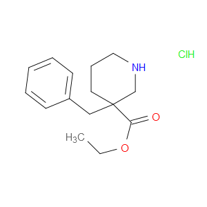 3-BENZYLPIPERIDINE-3-ETHYLCARBOXYLATE HYDROCHLORIDE
