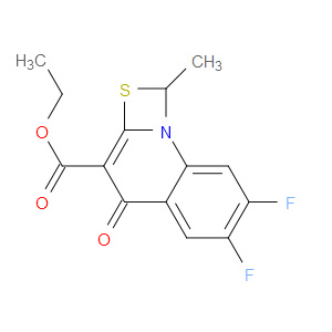 ETHYL 6,7-DIFLUORO-1-METHYL-4-OXO-1,4-DIHYDRO-[1,3]THIAZETO[3,2-A]QUINOLINE-3-CARBOXYLATE - Click Image to Close
