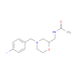 N-((4-(4-FLUOROBENZYL)MORPHOLIN-2-YL)METHYL)ACETAMIDE