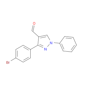3-(4-BROMOPHENYL)-1-PHENYL-1H-PYRAZOLE-4-CARBALDEHYDE - Click Image to Close