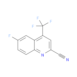 6-FLUORO-4-(TRIFLUOROMETHYL)QUINOLINE-2-CARBONITRILE