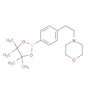 4-(4-(4,4,5,5-TETRAMETHYL-1,3,2-DIOXABOROLAN-2-YL)PHENETHYL)MORPHOLINE