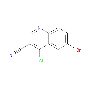 6-BROMO-4-CHLOROQUINOLINE-3-CARBONITRILE