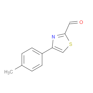 4-(P-TOLYL)THIAZOLE-2-CARBALDEHYDE