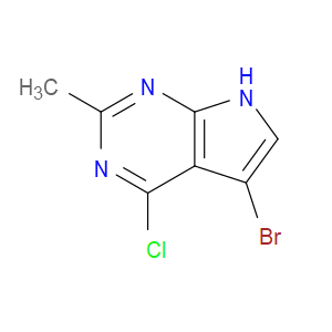 5-BROMO-4-CHLORO-2-METHYL-7H-PYRROLO[2,3-D]PYRIMIDINE - Click Image to Close