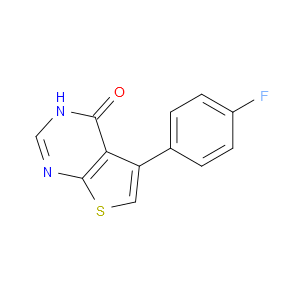 5-(4-FLUOROPHENYL)-3H-THIENO[2,3-D]PYRIMIDIN-4-ONE - Click Image to Close