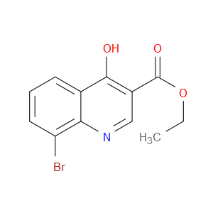 ETHYL 8-BROMO-4-HYDROXYQUINOLINE-3-CARBOXYLATE - Click Image to Close