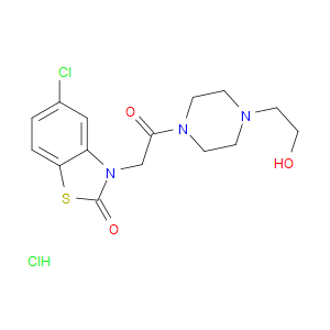 5-CHLORO-3-(2-(4-(2-HYDROXYETHYL)PIPERAZIN-1-YL)-2-OXOETHYL)BENZO[D]THIAZOL-2(3H)-ONE HYDROCHLORIDE - Click Image to Close