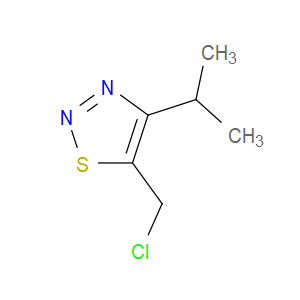 5-(CHLOROMETHYL)-4-ISOPROPYL-1,2,3-THIADIAZOLE