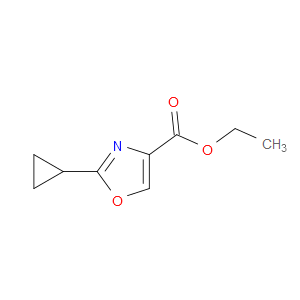 ETHYL 2-CYCLOPROPYLOXAZOLE-4-CARBOXYLATE