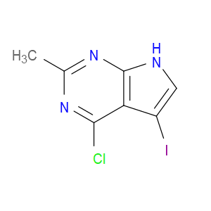 4-CHLORO-5-IODO-2-METHYL-7H-PYRROLO[2,3-D]PYRIMIDINE