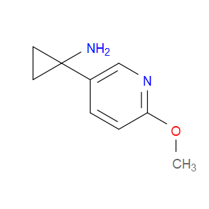 1-(6-METHOXYPYRIDIN-3-YL)CYCLOPROPANAMINE - Click Image to Close