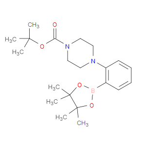 TERT-BUTYL 4-(2-(4,4,5,5-TETRAMETHYL-1,3,2-DIOXABOROLAN-2-YL)PHENYL)PIPERAZINE-1-CARBOXYLATE