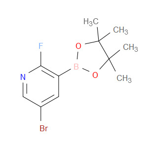 5-BROMO-2-FLUOROPYRIDINE-3-BORONIC ACID PINACOL ESTER