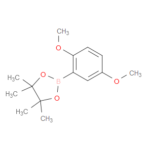 2-(2,5-DIMETHOXYPHENYL)-4,4,5,5-TETRAMETHYL-1,3,2-DIOXABOROLANE