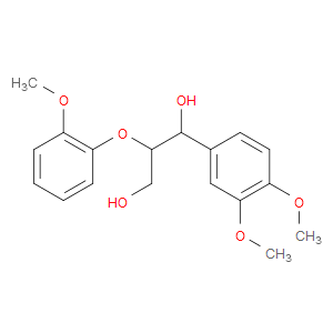 1-(3,4-DIMETHOXYPHENYL)-2-(2-METHOXYPHENOXY)PROPANE-1,3-DIOL