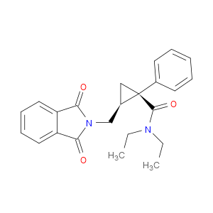 CIS-2-((1,3-DIOXOISOINDOLIN-2-YL)METHYL)-N,N-DIETHYL-1-PHENYLCYCLOPROPANECARBOXAMIDE