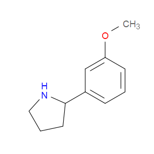 2-(3-METHOXYPHENYL)PYRROLIDINE - Click Image to Close