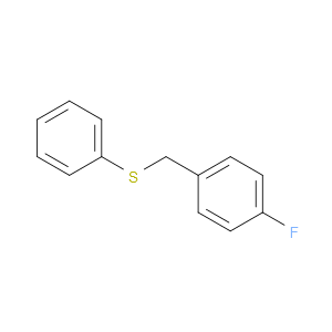 4-FLUOROBENZYL PHENYL SULFIDE - Click Image to Close