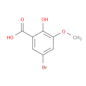5-BROMO-2-HYDROXY-3-METHOXYBENZOIC ACID - Click Image to Close