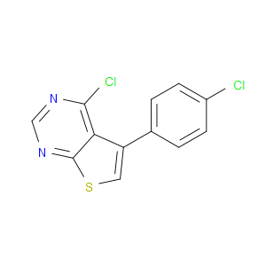 4-CHLORO-5-(4-CHLOROPHENYL)THIENO[2,3-D]PYRIMIDINE
