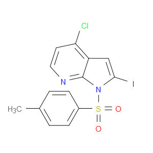 4-CHLORO-2-IODO-1-TOSYL-1H-PYRROLO[2,3-B]PYRIDINE